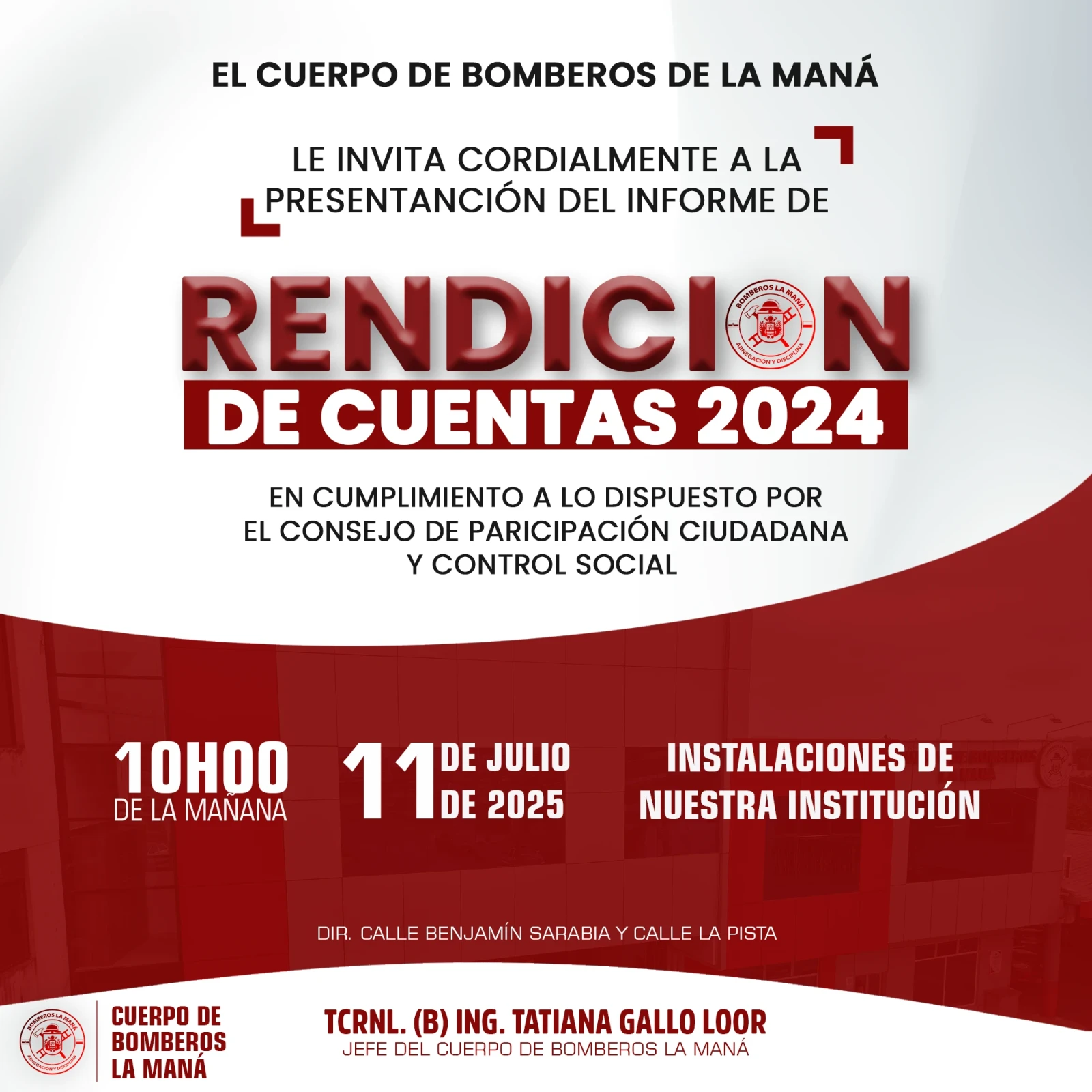 INVITACIONES RENDICION DE CUENTAS 2024