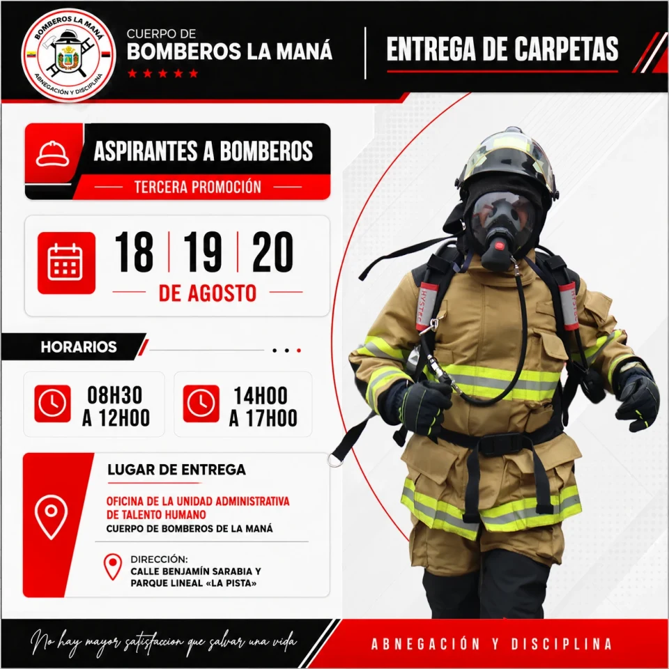 📂🚒 ASPIRANTES A BOMBEROS | ENTREGA DE CARPETAS