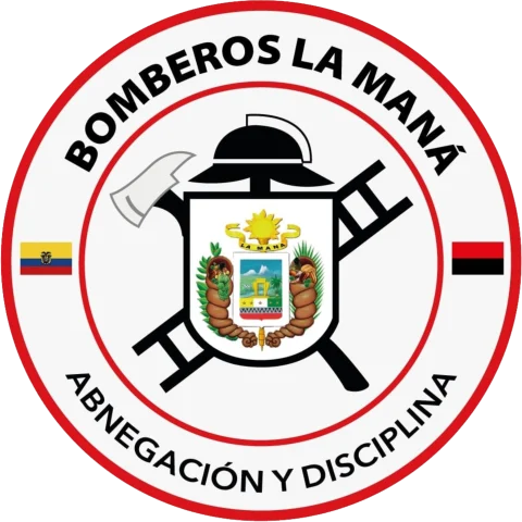 Logo del Cuerpo de Bomberos del Cantón La Maná